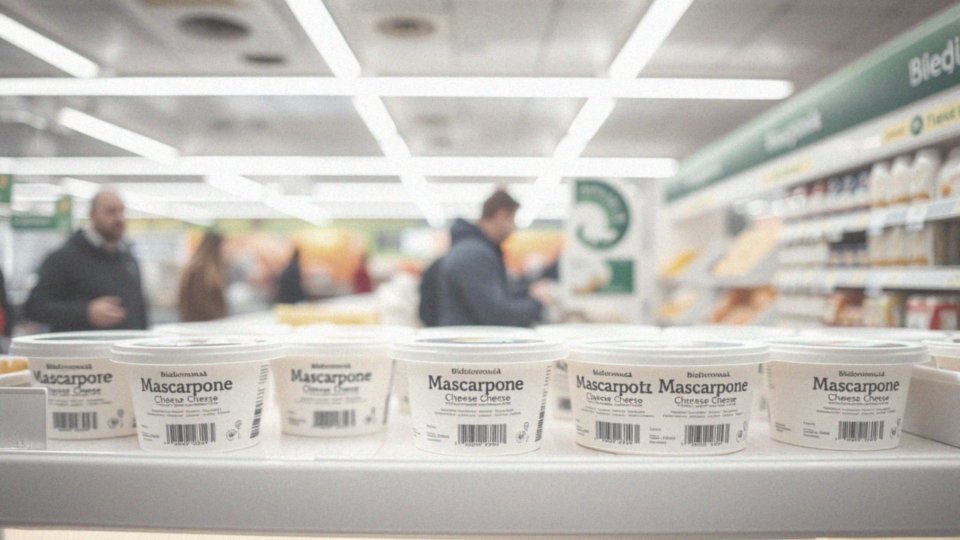Jakie są ceny mascarpone bez laktozy w Biedronce?