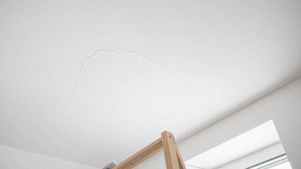 Jak zamaskować pęknięcia i dziury na suficie przed malowaniem?